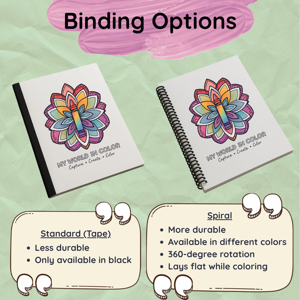 Custom Photo Coloring Book