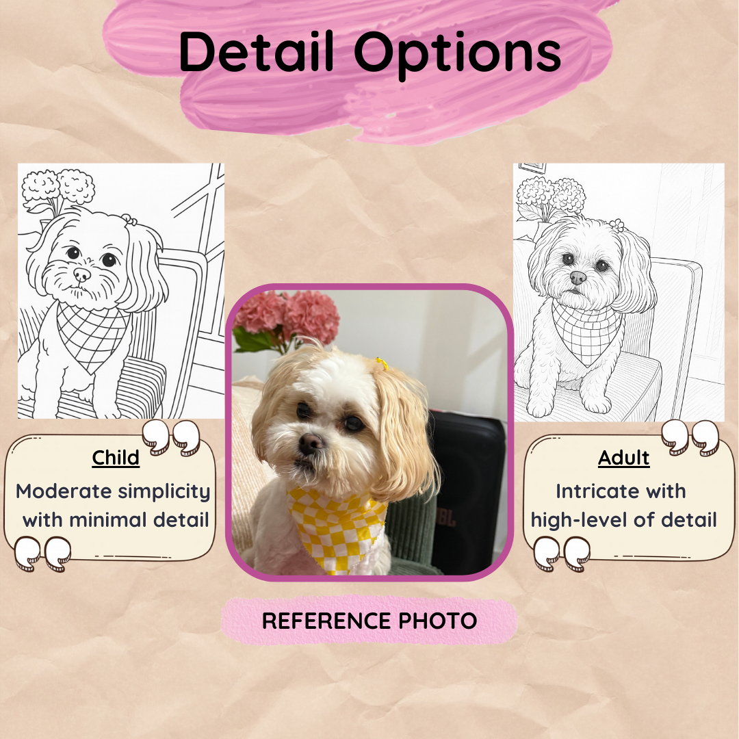 Custom Photo Coloring Book