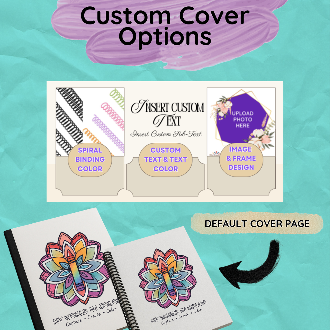 Custom Photo Coloring Book